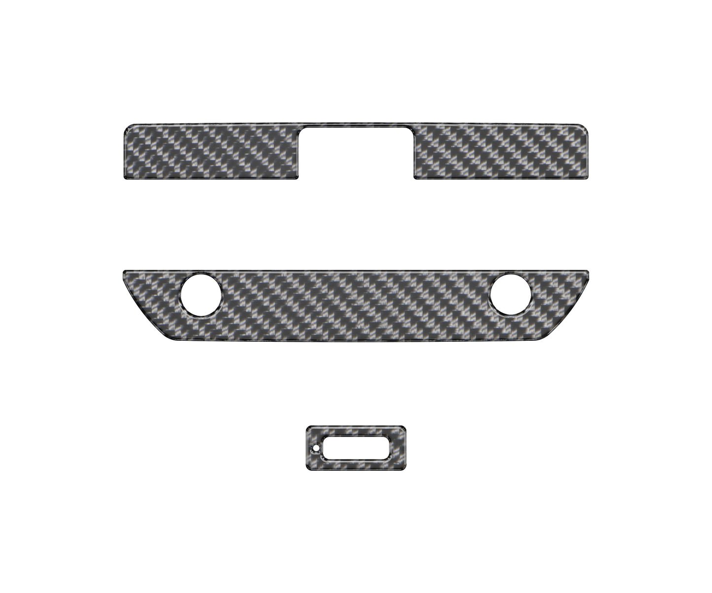 Tailgate Handle Overlays Fits 2019-2024 Chevrolet Silverado by Tufskinz.com
