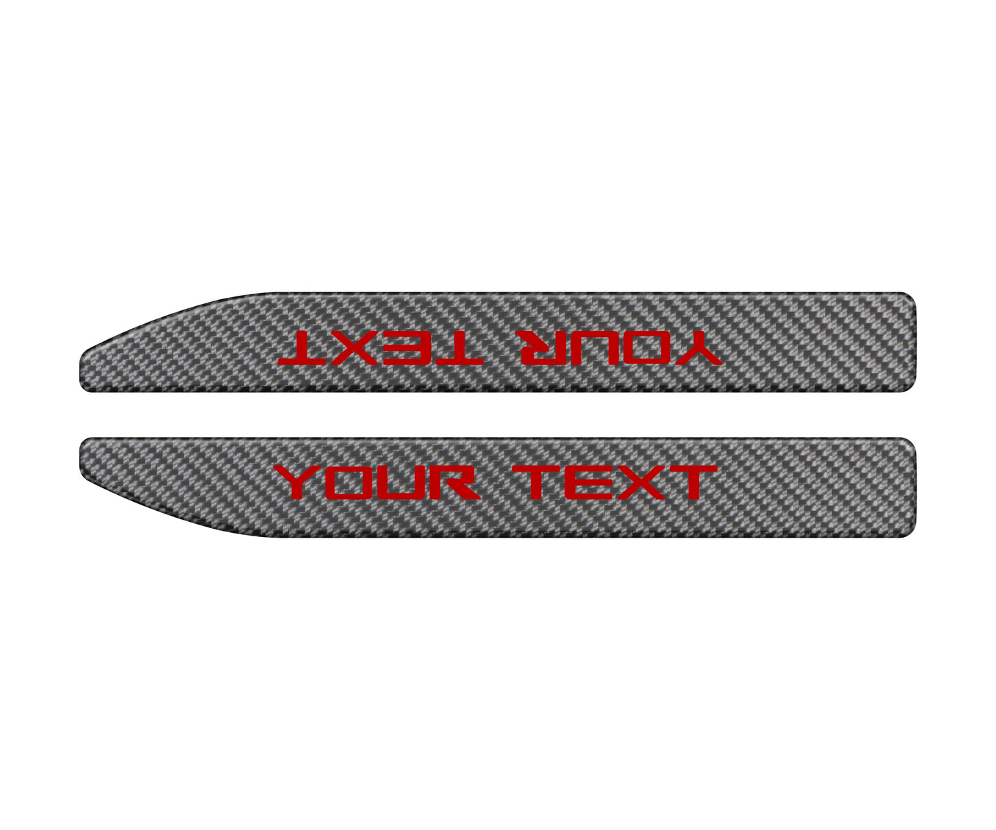 Door Sill Plate Overlays Fits 2019-2026 Chevrolet Silverado by Tufskinz.com