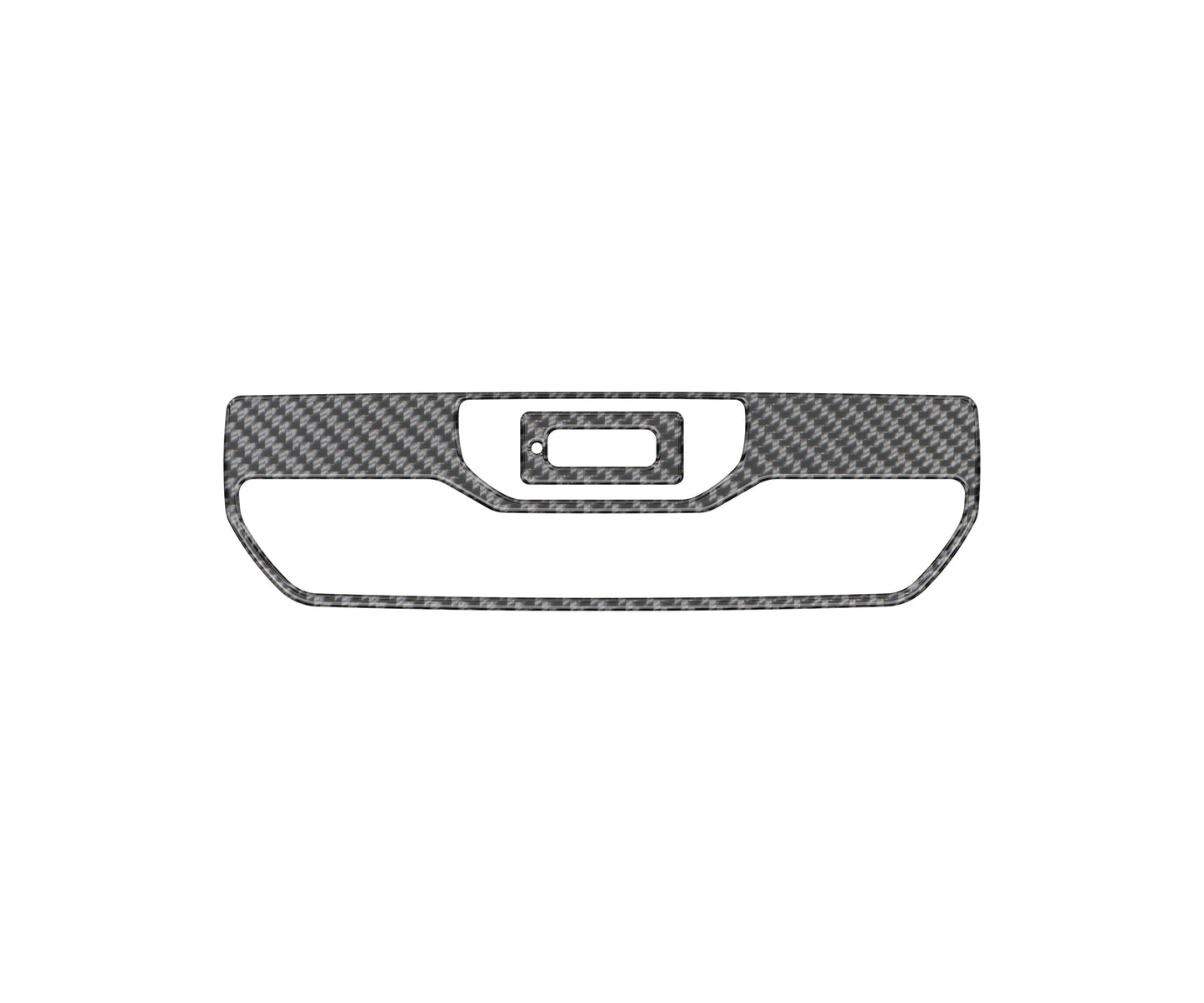 Tailgate Latch Accent Trim Fits 2022-2026 Chevrolet Silverado by Tufskinz.com
