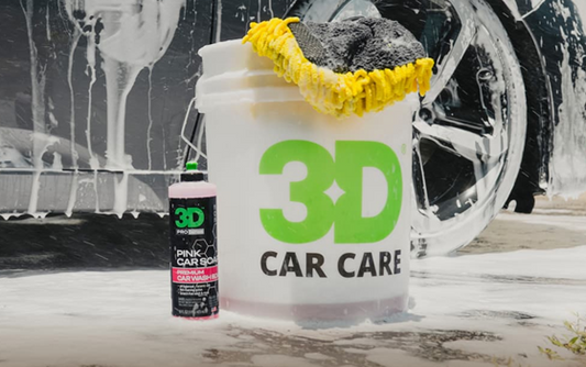 3D PINK CAR SOAP PINT