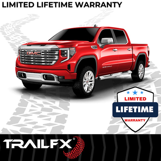 5 Inch Oval Straight Pol Stainless Steel Rocker Panel Mount by TrailFX