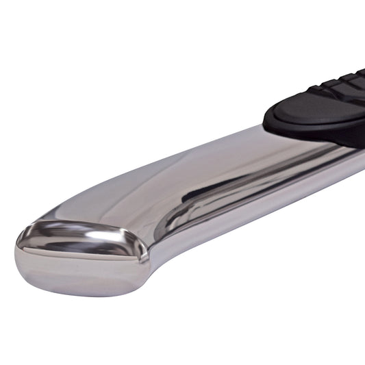 5 Inch Oval Bent Pol Stainless Steel Rocker Panel Mount by TrailFX