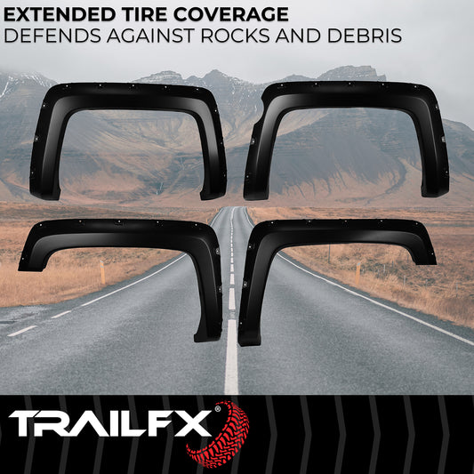 With Polished Stainless And Black Steel Rivets/ Stainless Hardware Kit by TrailFX
