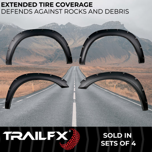 With Polished Stainless And Black Steel Rivets/ Stainless Hardware Kit by TrailFX