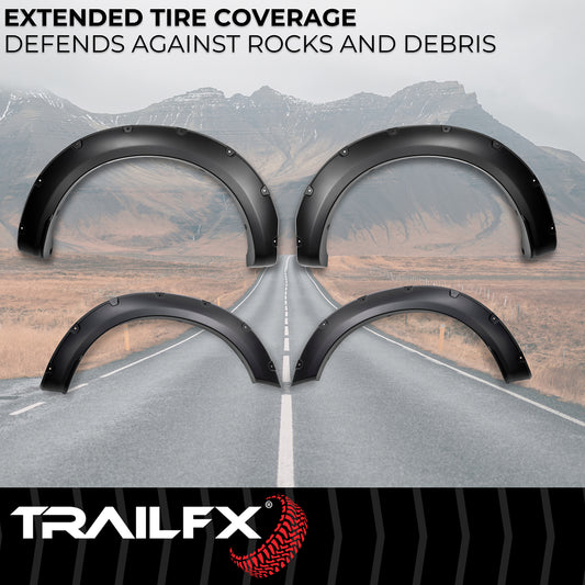 With Polished Stainless And Black Steel Rivets/ Stainless Hardware Kit by TrailFX