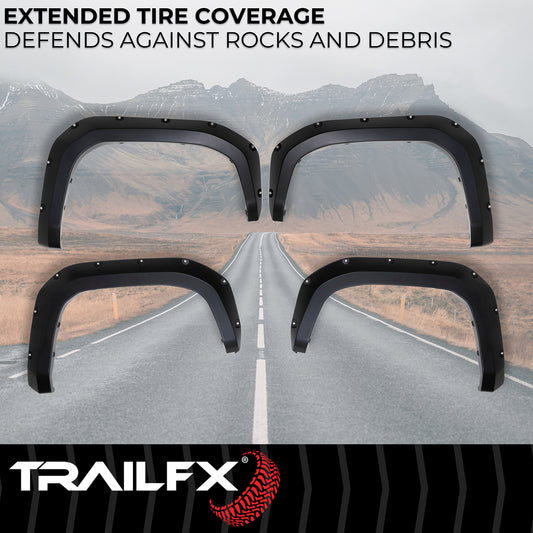 With Polished Stainless And Black Stainless Steel Rivets/ Stainless Hardware Kit by TrailFX