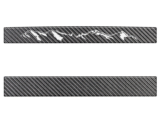 Rear Power Sliding Window Accent Overlays Fits 2016-2023 Toyota Tacoma by Tufskinz.com