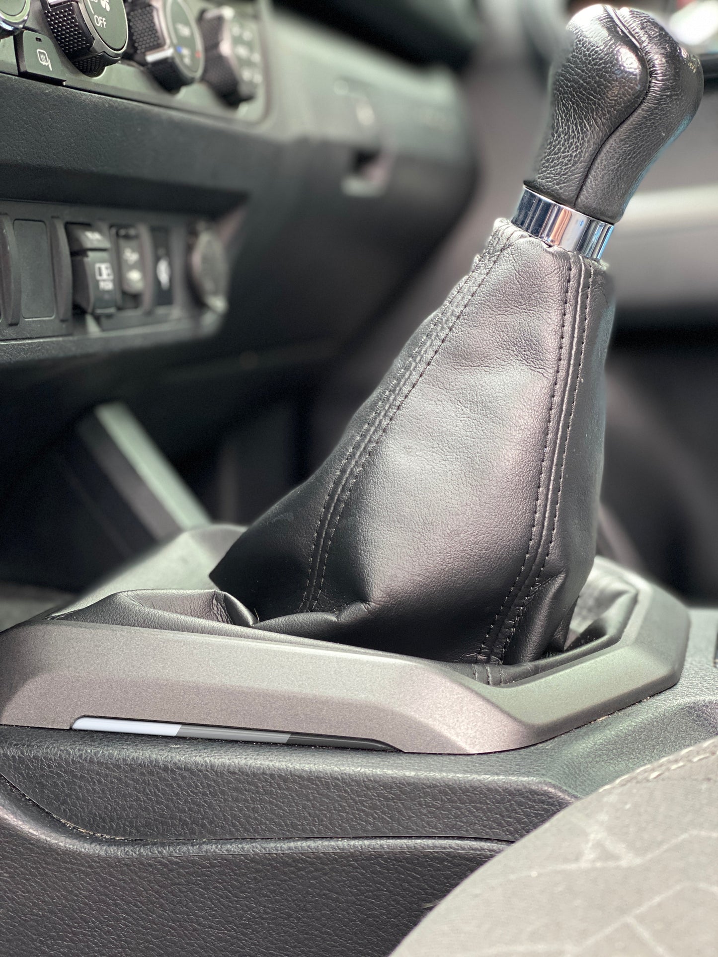Side Center Console Line Inserts Fits 2016-2023 Toyota Tacoma by Tufskinz.com