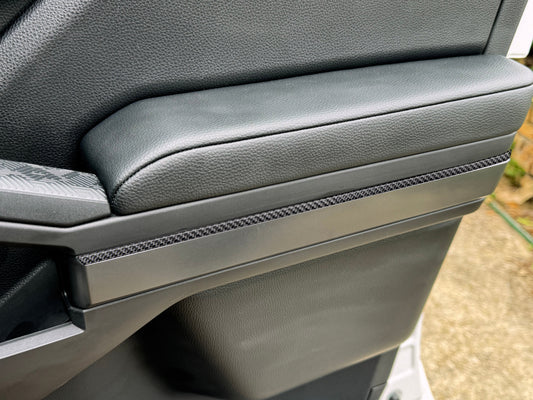 Side Door Armrest Lower Line Accent Trim Fits 2024-2026 Toyota Tacoma by Tufskinz.com