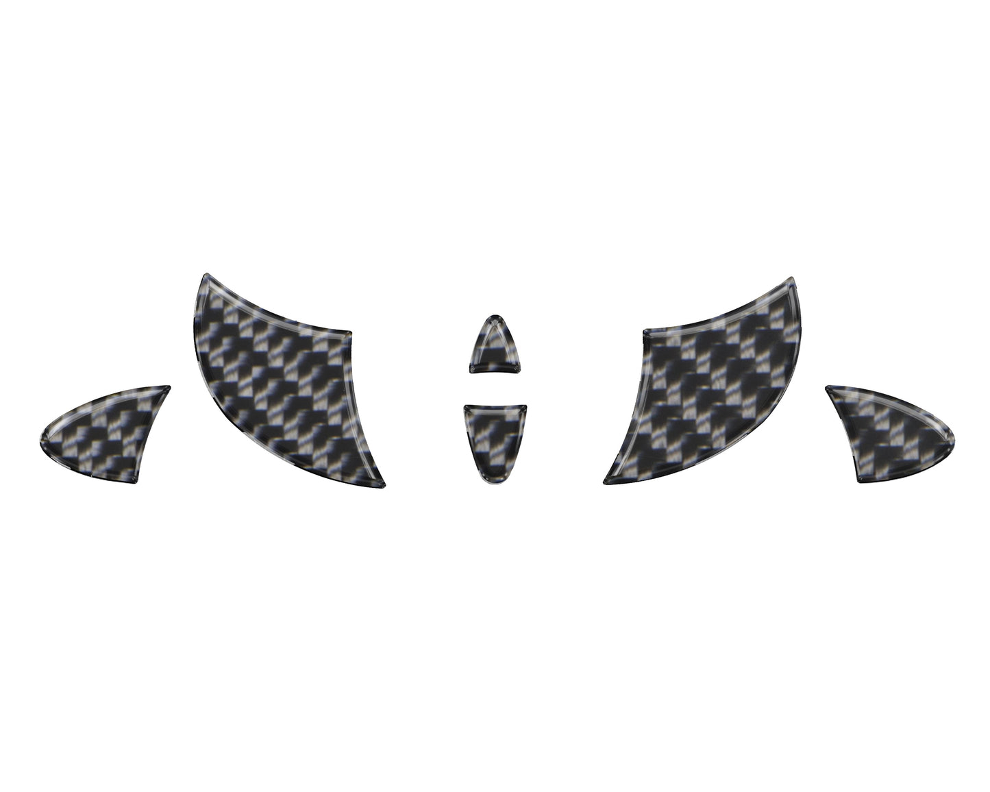 Steering Wheel Emblem Inserts Fits 2024-2024 Toyota Tacoma & 2025-2026 4Runner by Tufskinz.com