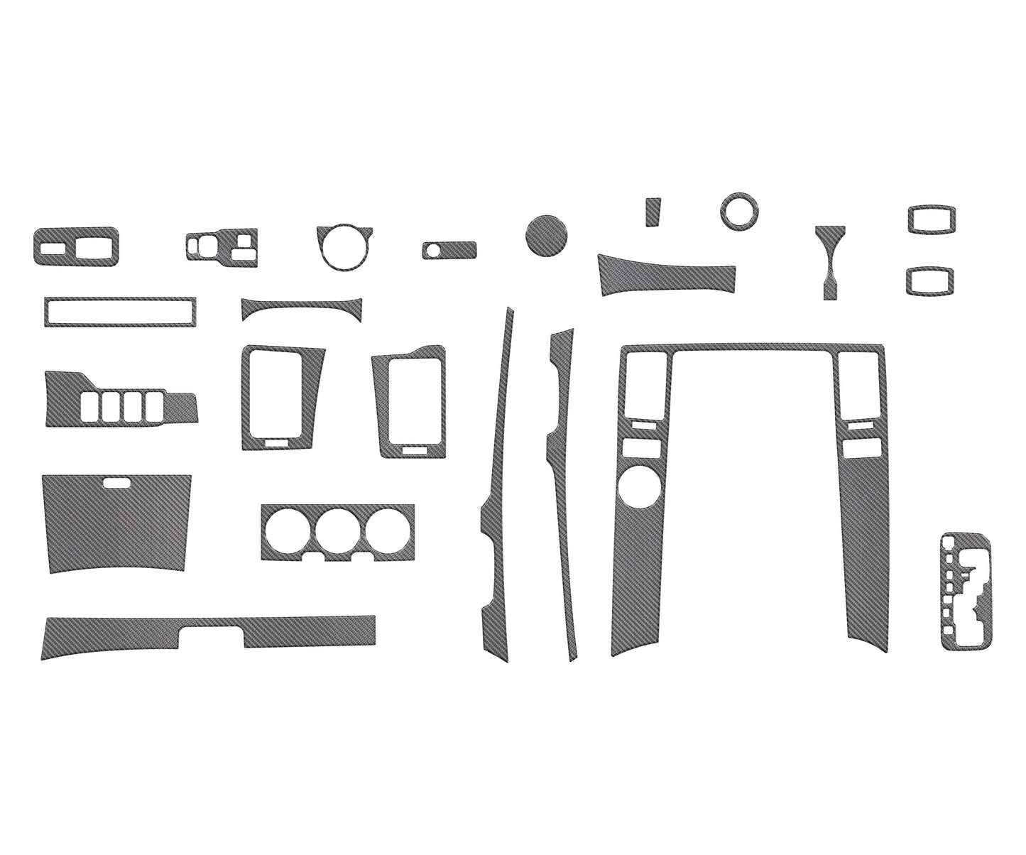 Full Interior Trim Kit Fits 2003-2009 Toyota 4Runner by Tufskinz.com