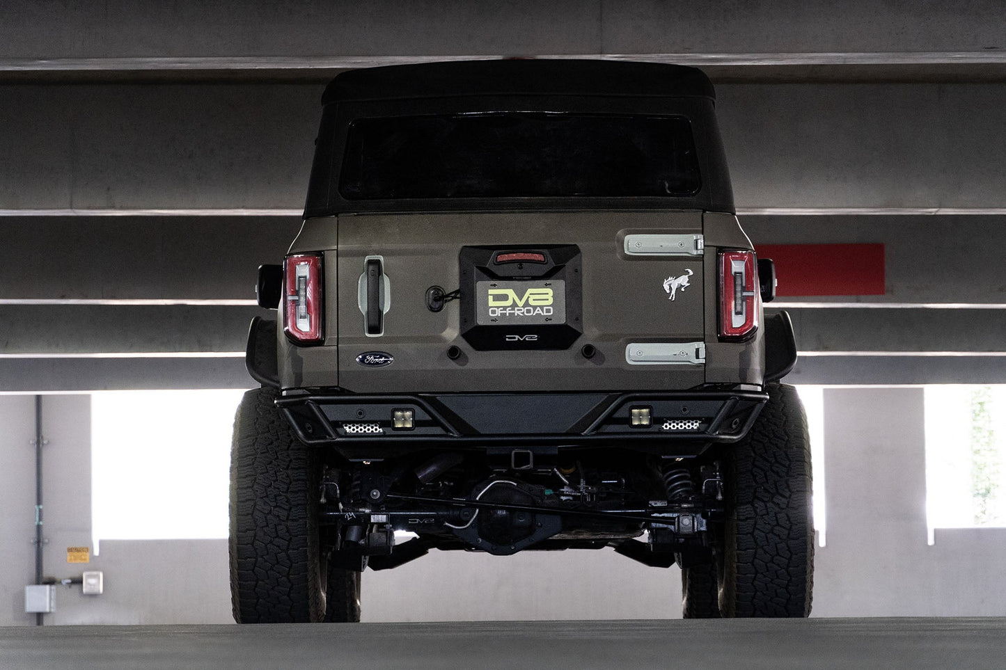 Spare Tire Carrier Delete Plate by DV8 Offroad