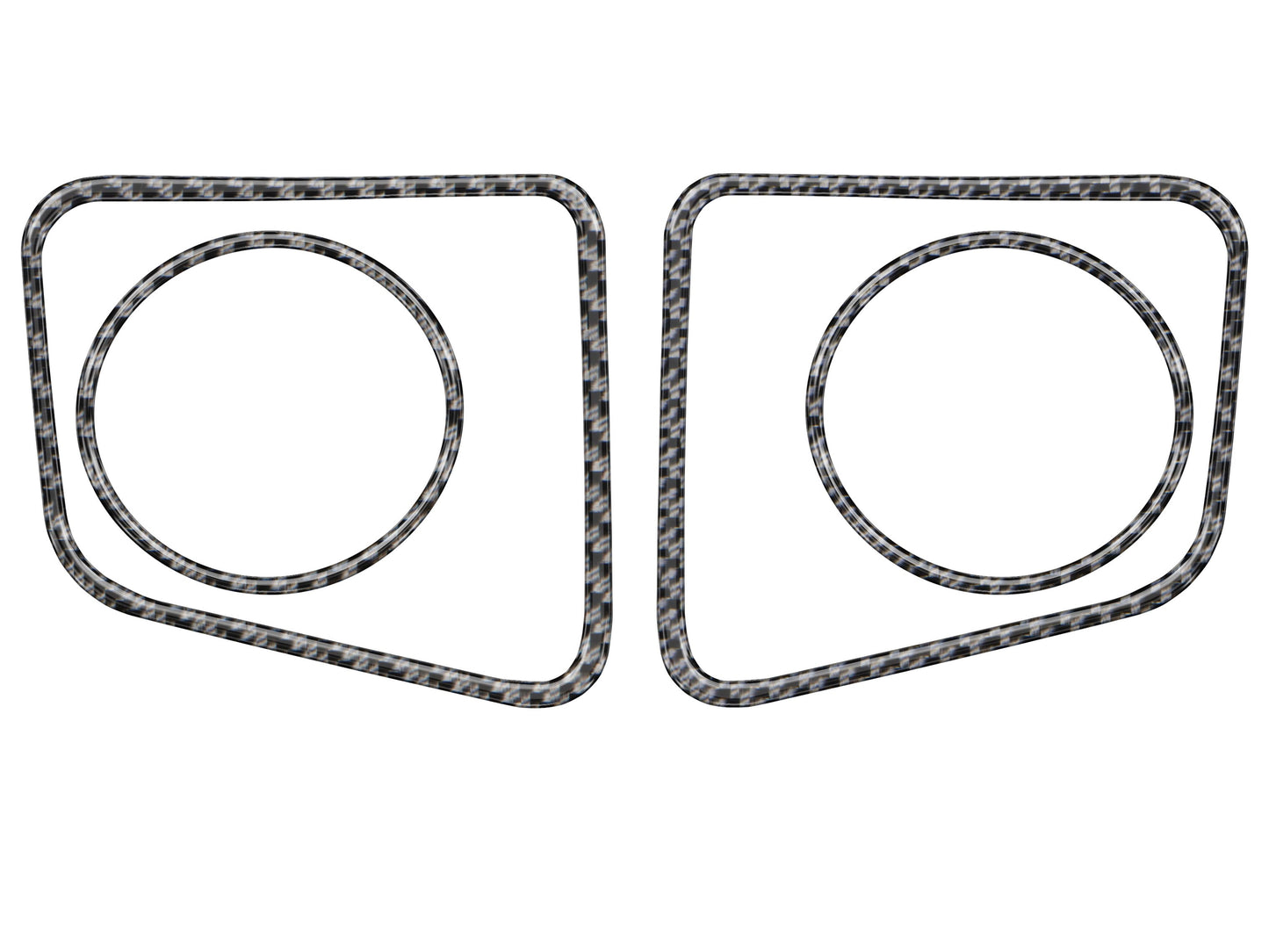 Fog Light Accent Trim Fits 2014-2021 Toyota Tundra by Tufskinz.com