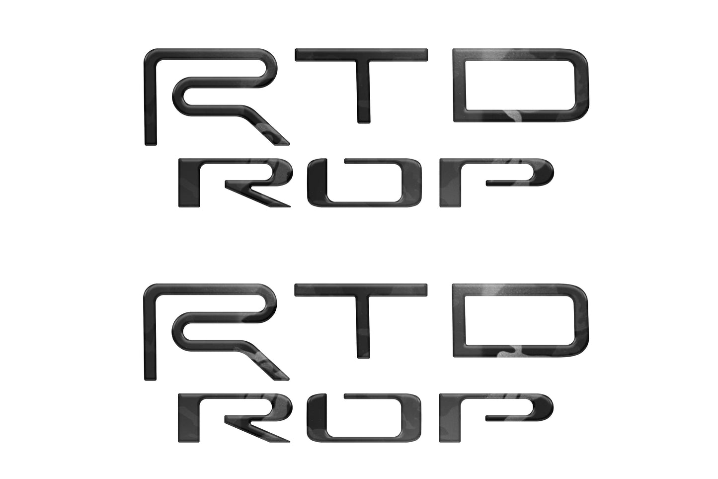 Hood Louver Letter Overlays Fits 2022-2026 Toyota Tundra TRD Pro by Tufskinz.com