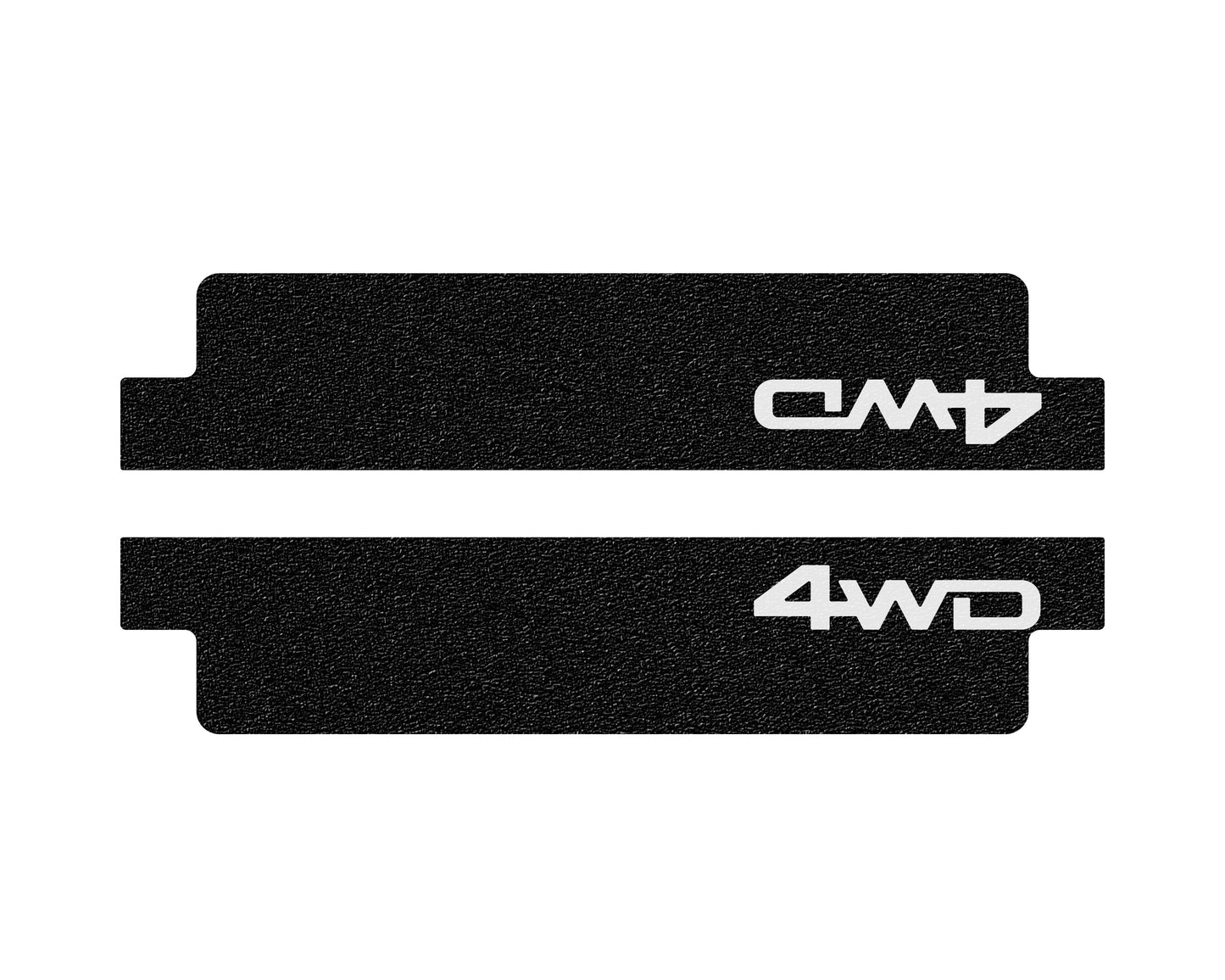 Textured Door Sill Overlays Fits 2000-2006 Toyota Tundra by Tufskinz.com
