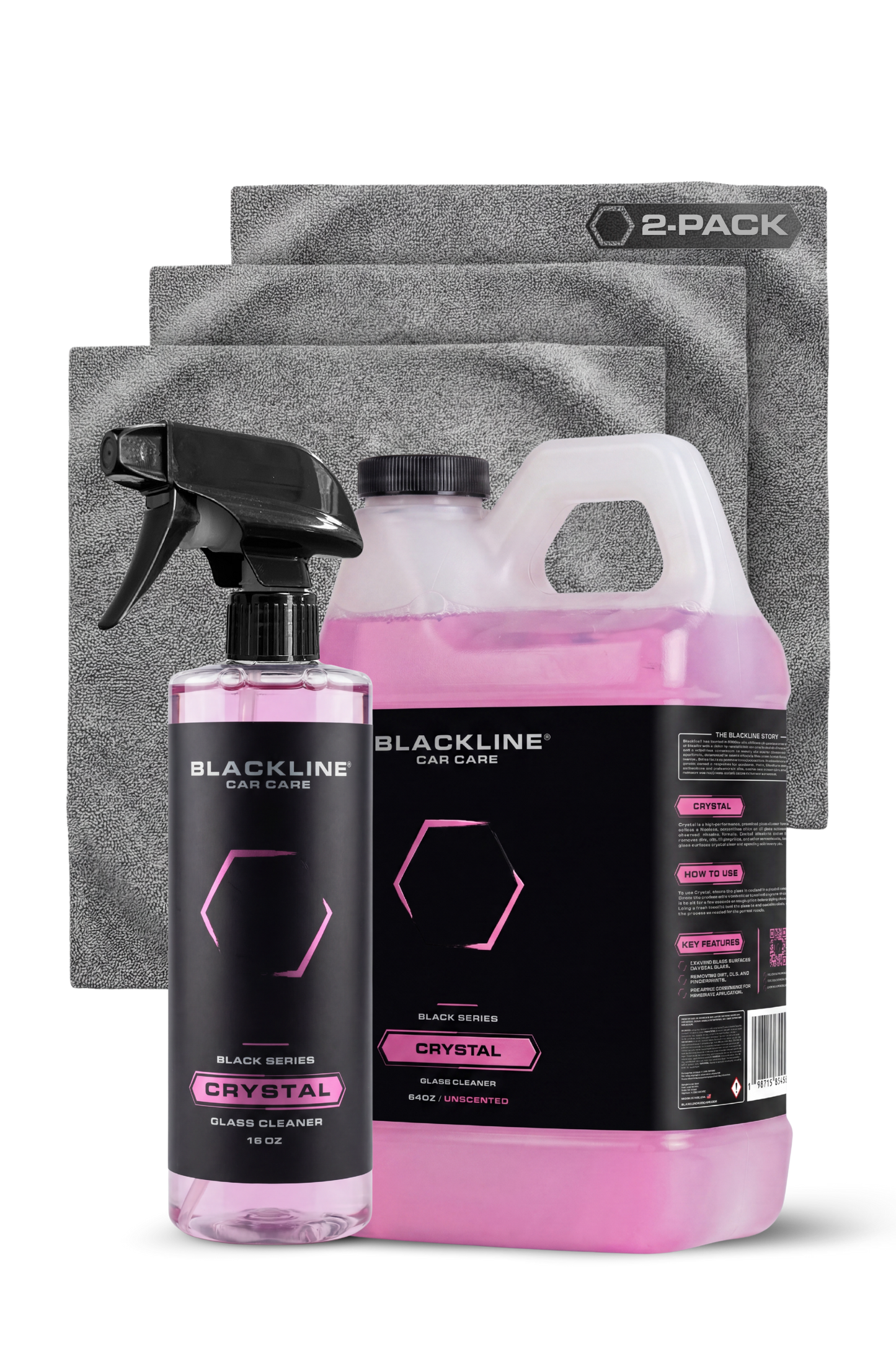 BLACKLINE® CRYSTAL GLASS CLEANER by Blackline Car Care