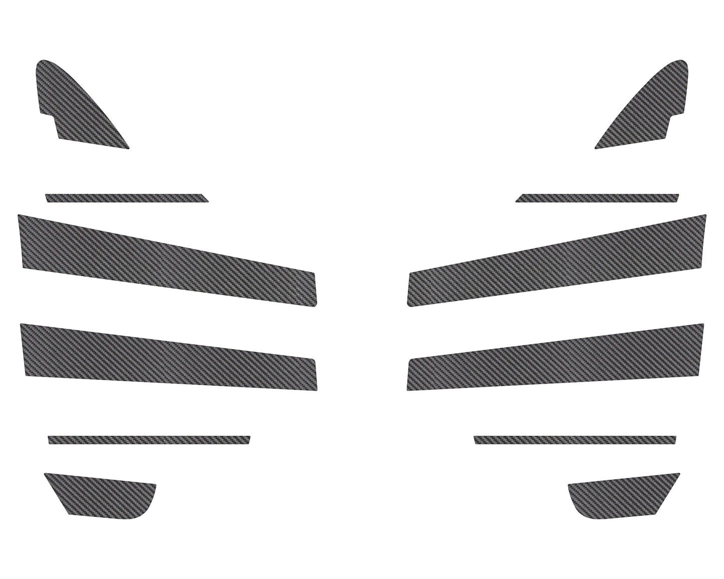 Door Pillar Overlays Fits 2015-2021 Subaru WRX by Tufskinz.com