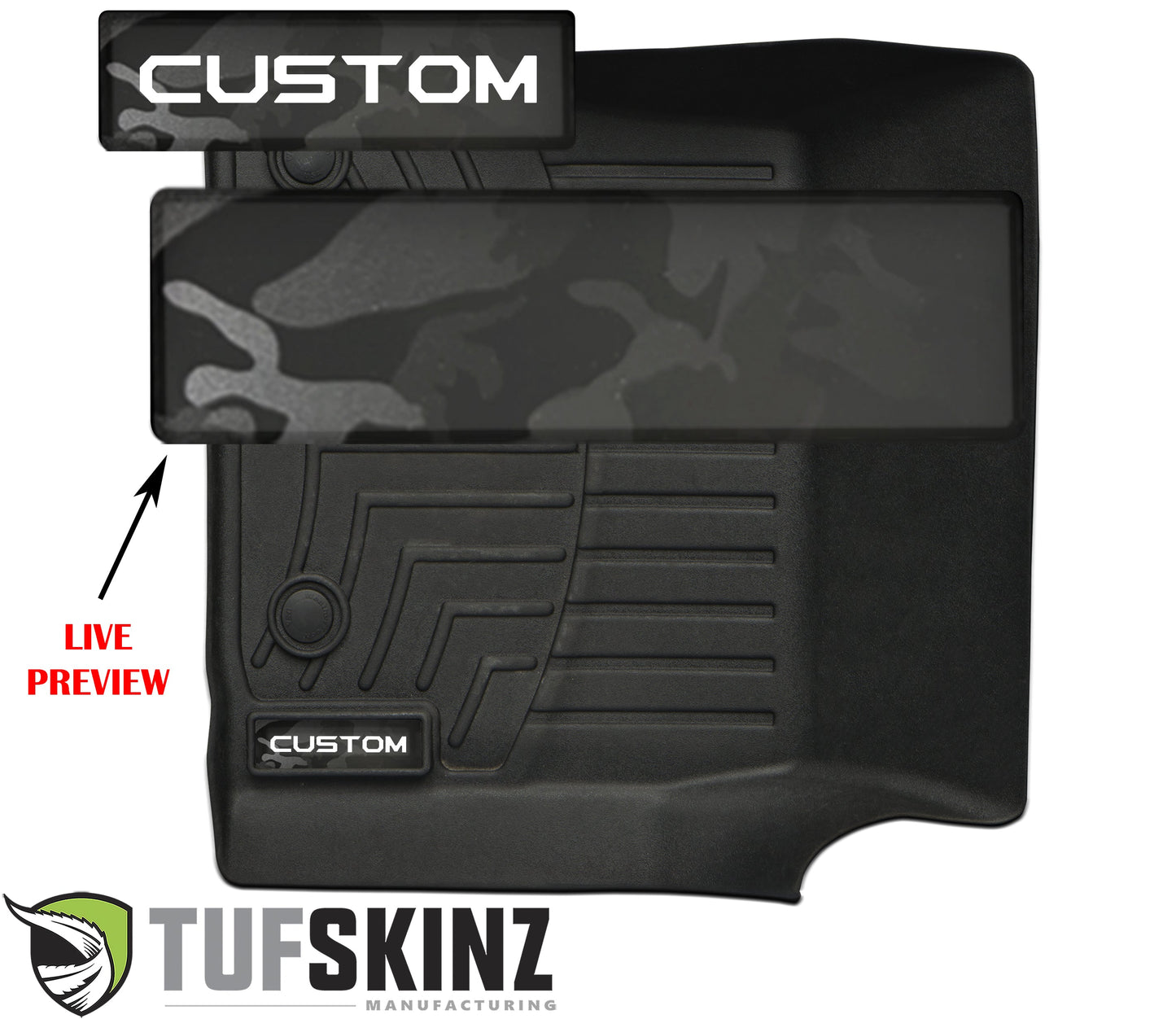 Badge/Emblem Inserts Fits - WeatherTech Floor Mats by Tufskinz.com