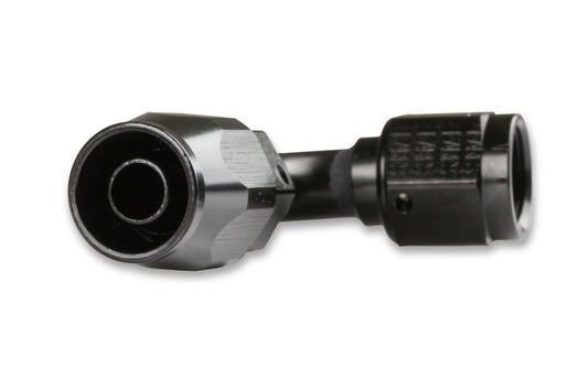 Earls 90 Degree Swivel-Seal® Hose End AN -6 - Black by Earl's Performance