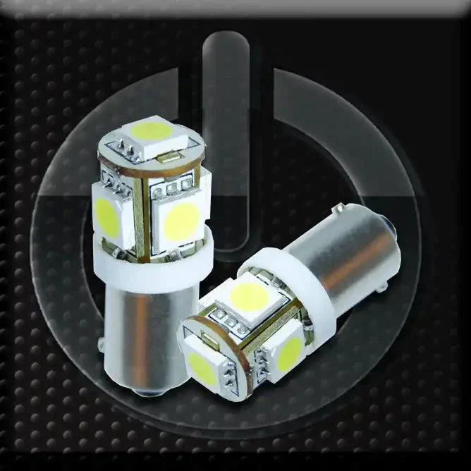 ORACLE BA9S 5 LED 3 Chip Bayonet Bulbs (Pair) by ORACLE Lighting