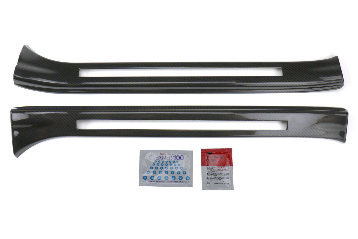 OLM LE Dry Carbon Fiber Door Sill Covers - 2015-2021 Subaru STI by OLM
