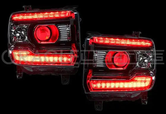 ORACLE Lighting 2014-2015 GMC Sierra ColorSHIFT Headlight DRL Upgrade Kit by ORACLE Lighting