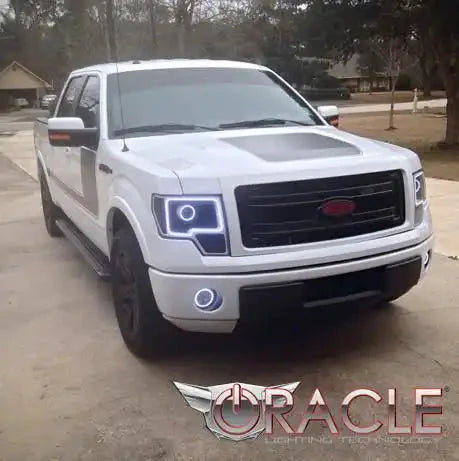 ORACLE Lighting 2013-2014 Ford F150/Raptor Projector/HID Style LED Headlight Halo Kit by ORACLE Lighting