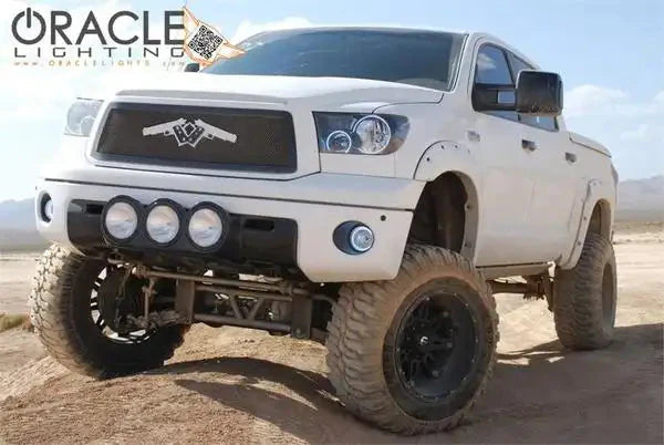 ORACLE Lighting 2007-2013 Toyota Tundra Pre-Assembled Halo Headlights - Black Housing by ORACLE Lighting