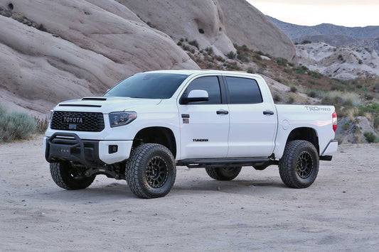 4" PERF SYS W/DLSS 2.5 C/Os & RR DLSS 2016-19 TOYOTA TUNDRA 4WD TRD PRO. by Fabtech