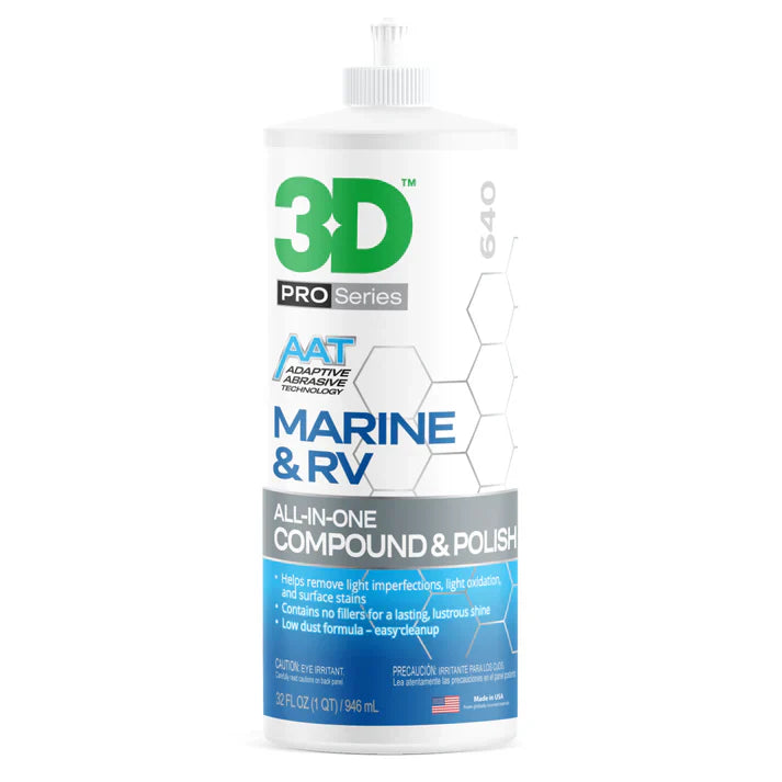 3D Marine & RV All-In-One Compound & Polish by 3D