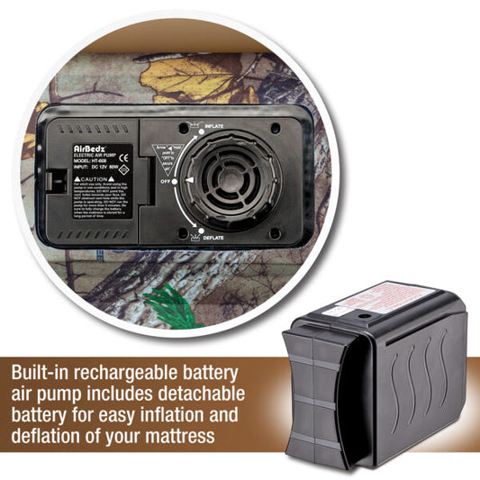 Full Size 5-5.8ft Truck Air Mattress with Built in Pump and Rechargeable Battery by AirBedz