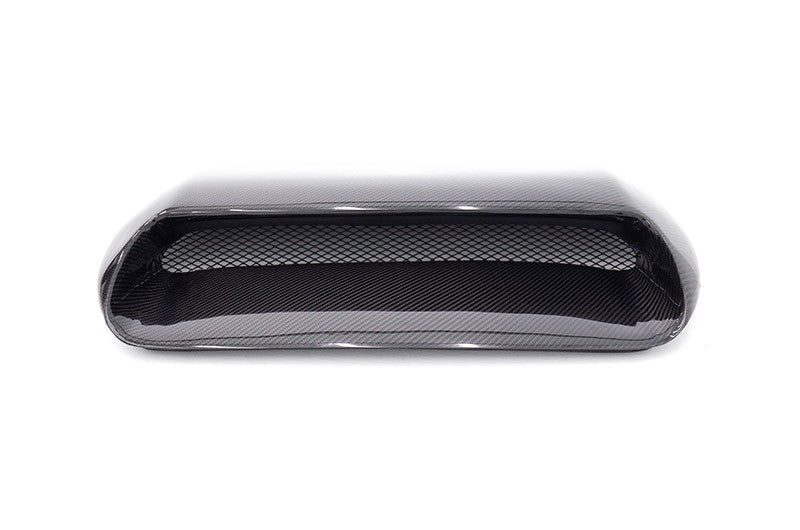 OLM Oversized Carbon Fiber Hood Scoop - 2015-2021 WRX / STI by OLM