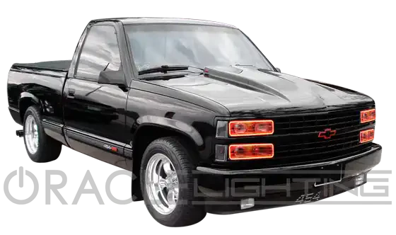 ORACLE Lighting 1988-1998 GMC Sierra LED Dual Headlight Halo Kit by ORACLE Lighting