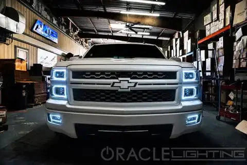 ORACLE Lighting 2014-2016 Chevrolet Silverado LED Fog Light Halo Kit by ORACLE Lighting