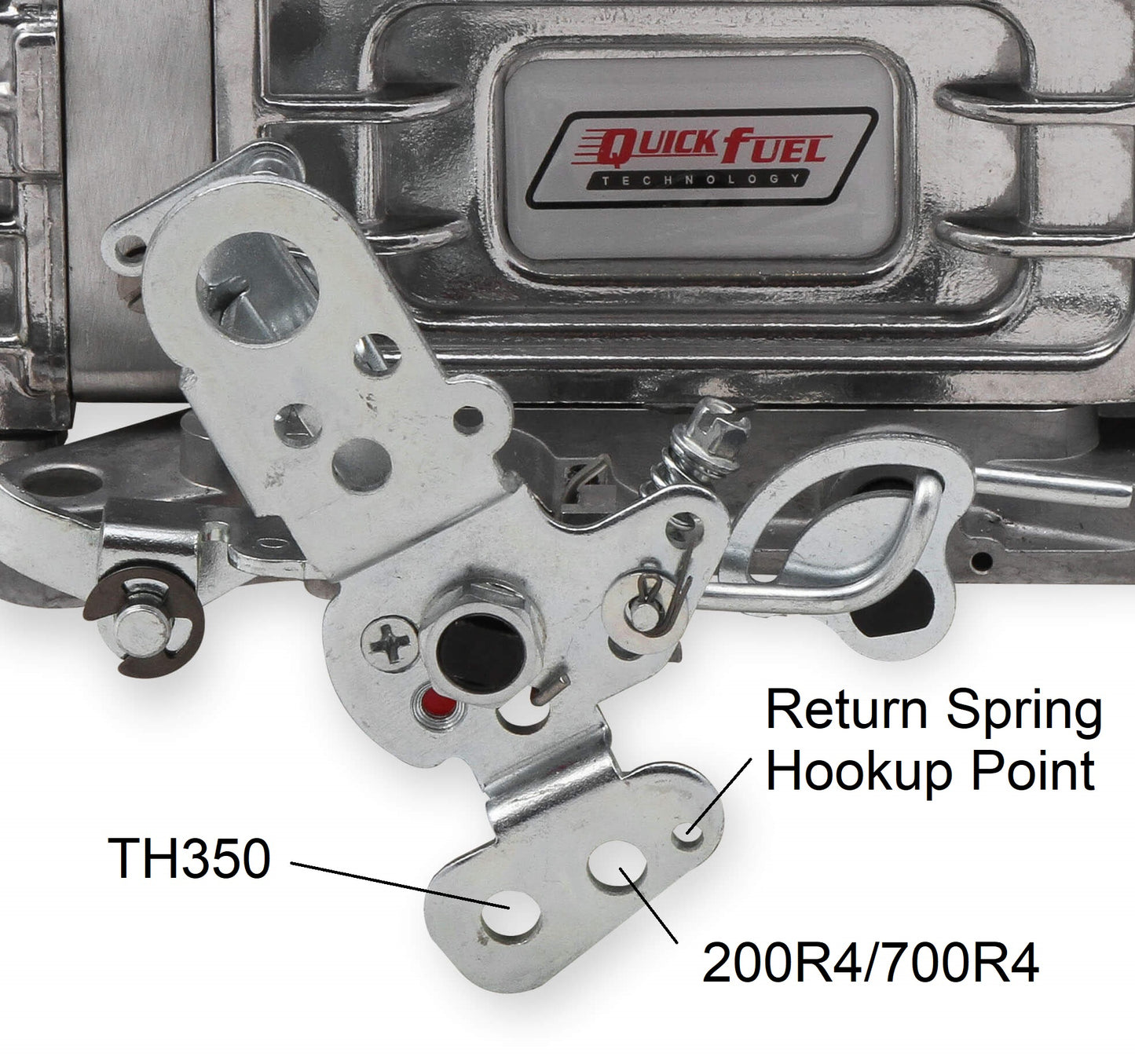 850 CFM - 4150 - Mechanical Secondaries - Shiny - Gasoline by Quick Fuel Technology
