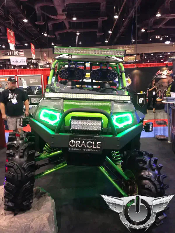 ORACLE Lighting 2009-2016 Polaris RZR LED Headlight Halo Kit by ORACLE Lighting