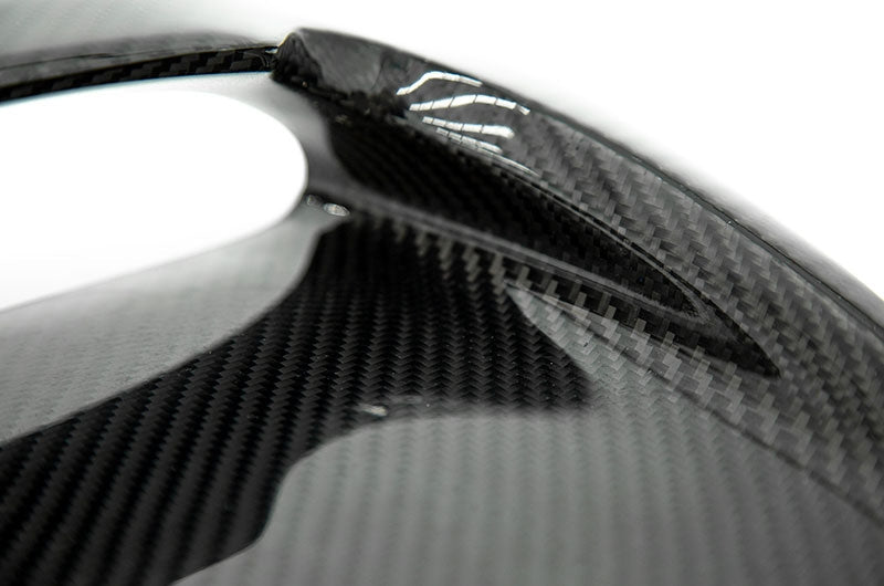 OLM A1 Aggressive Carbon Fiber Full Replacement Hood Scoop - 2015-2021 WRX / STI by MYX Automotive