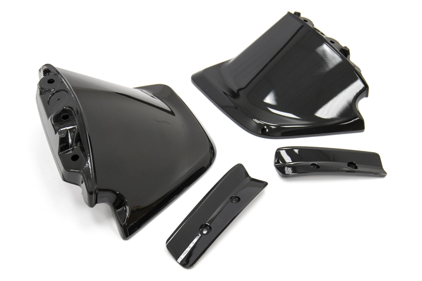 OLM Silverline Carbon Fiber OEM S Style Spoiler with Black Bases - 2015+ WRX / 2015+ STI by OLM