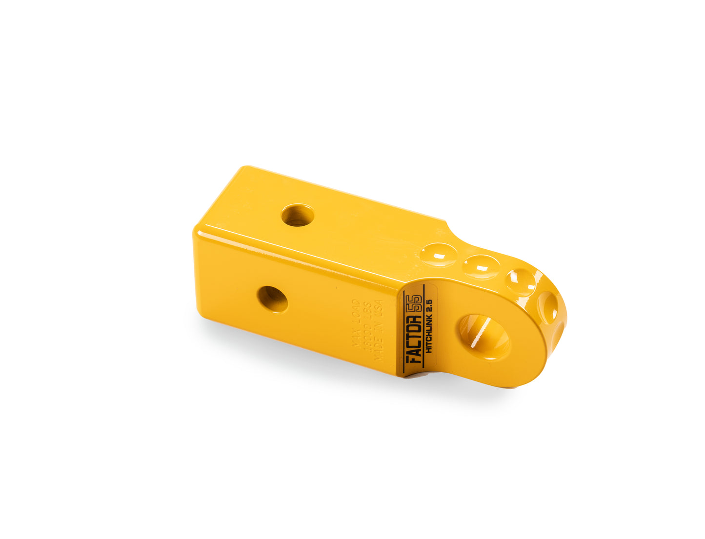 HITCHLINK 2.5 FOR 2.5IN RECEIVERS -- YELLOW by Factor 55