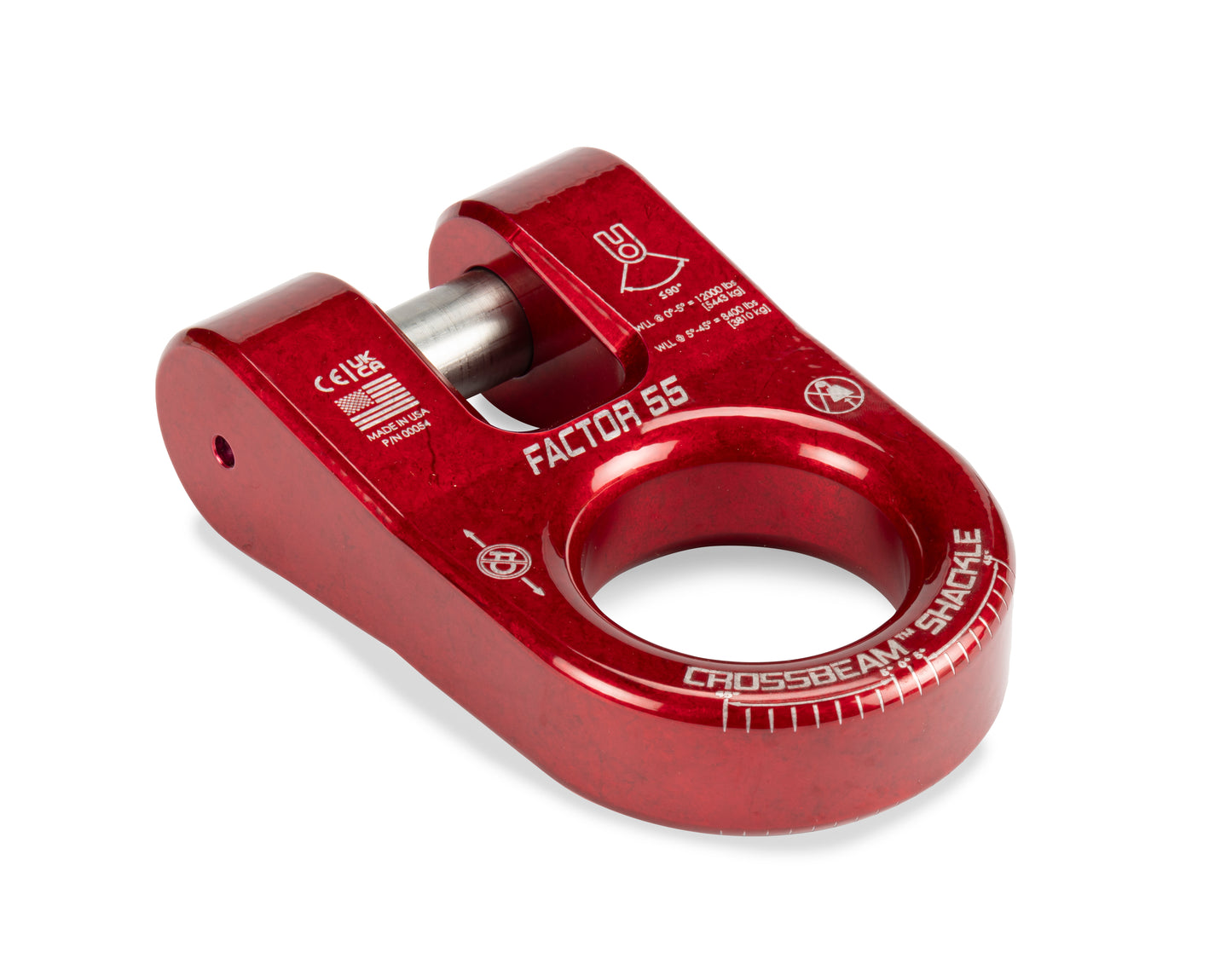 CROSSBEAM SHACKLE RED by Factor 55