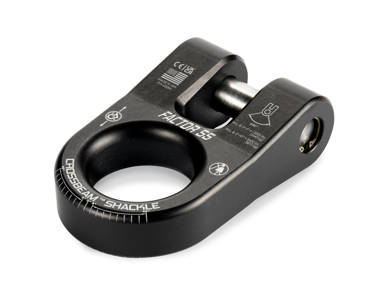 CROSSBEAM SHACKLE BLACK by Factor 55