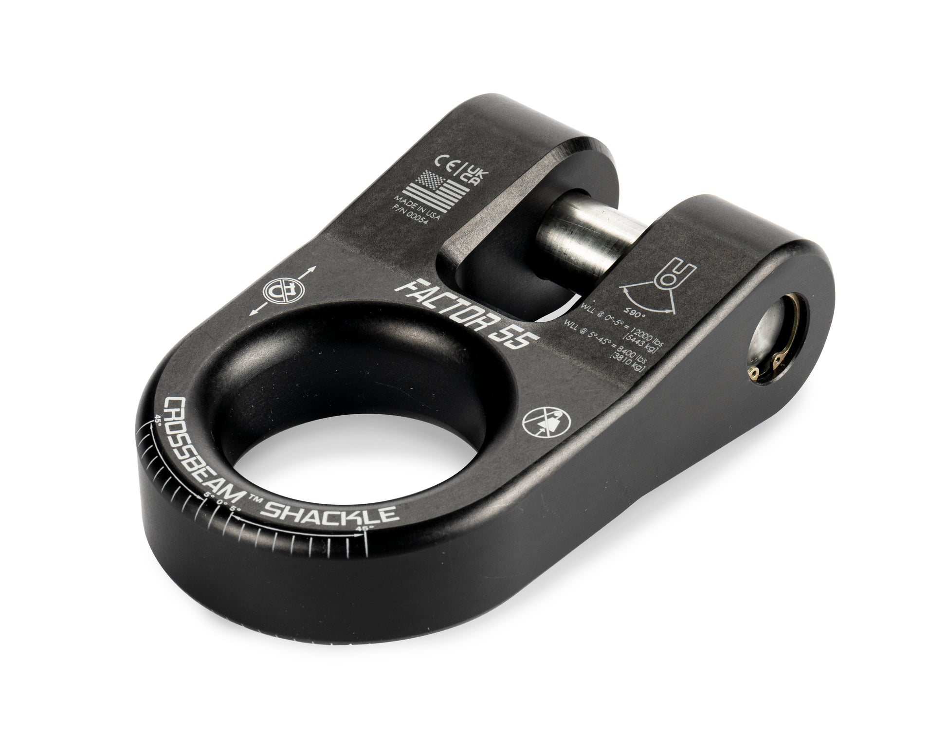 CROSSBEAM SHACKLE BLACK by Factor 55