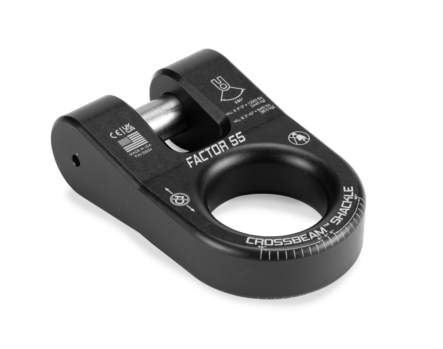 CROSSBEAM SHACKLE BLACK by Factor 55