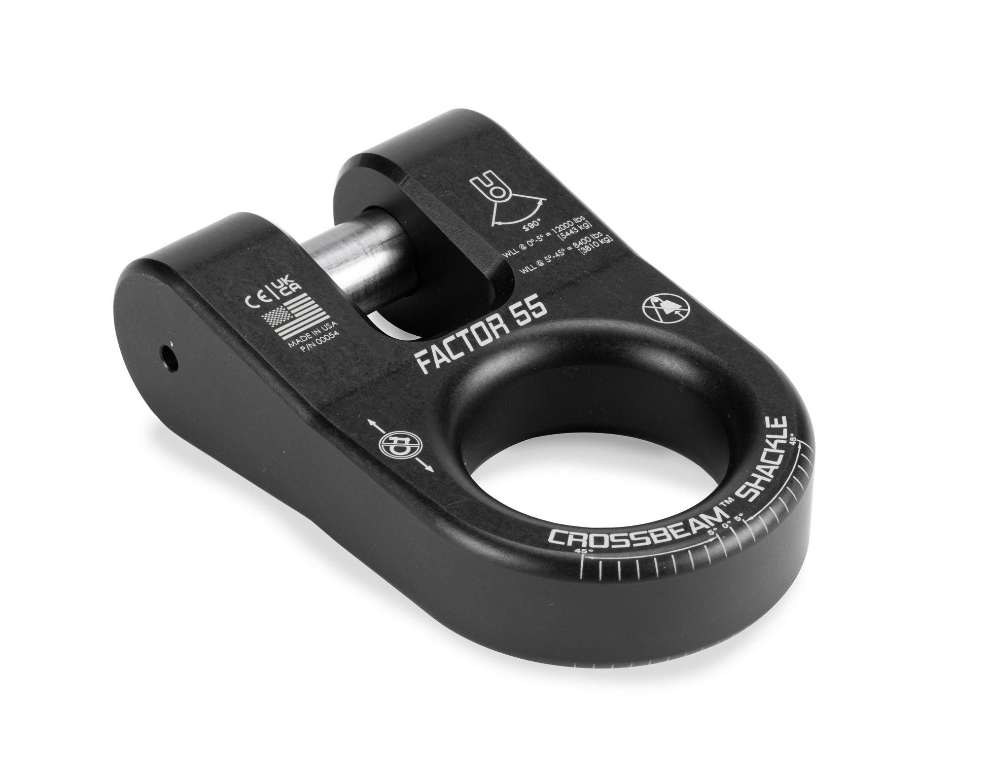 CROSSBEAM SHACKLE BLACK by Factor 55