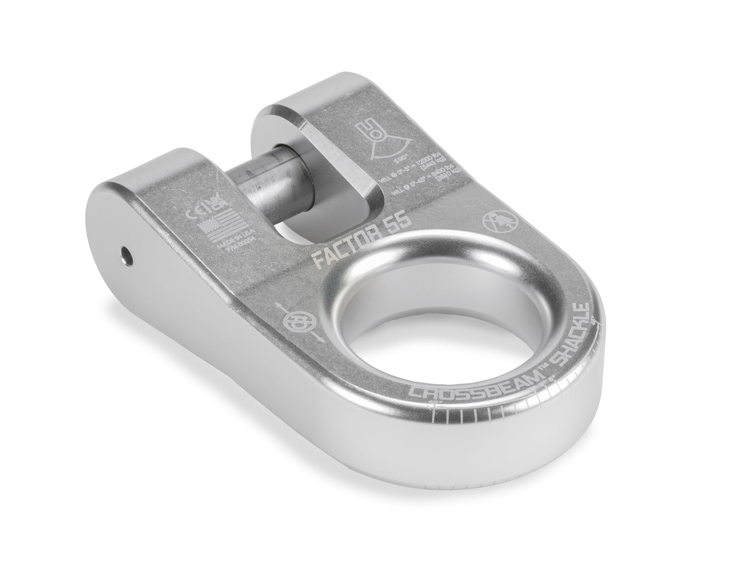 CROSSBEAM SHACKLE SILVER by Factor 55
