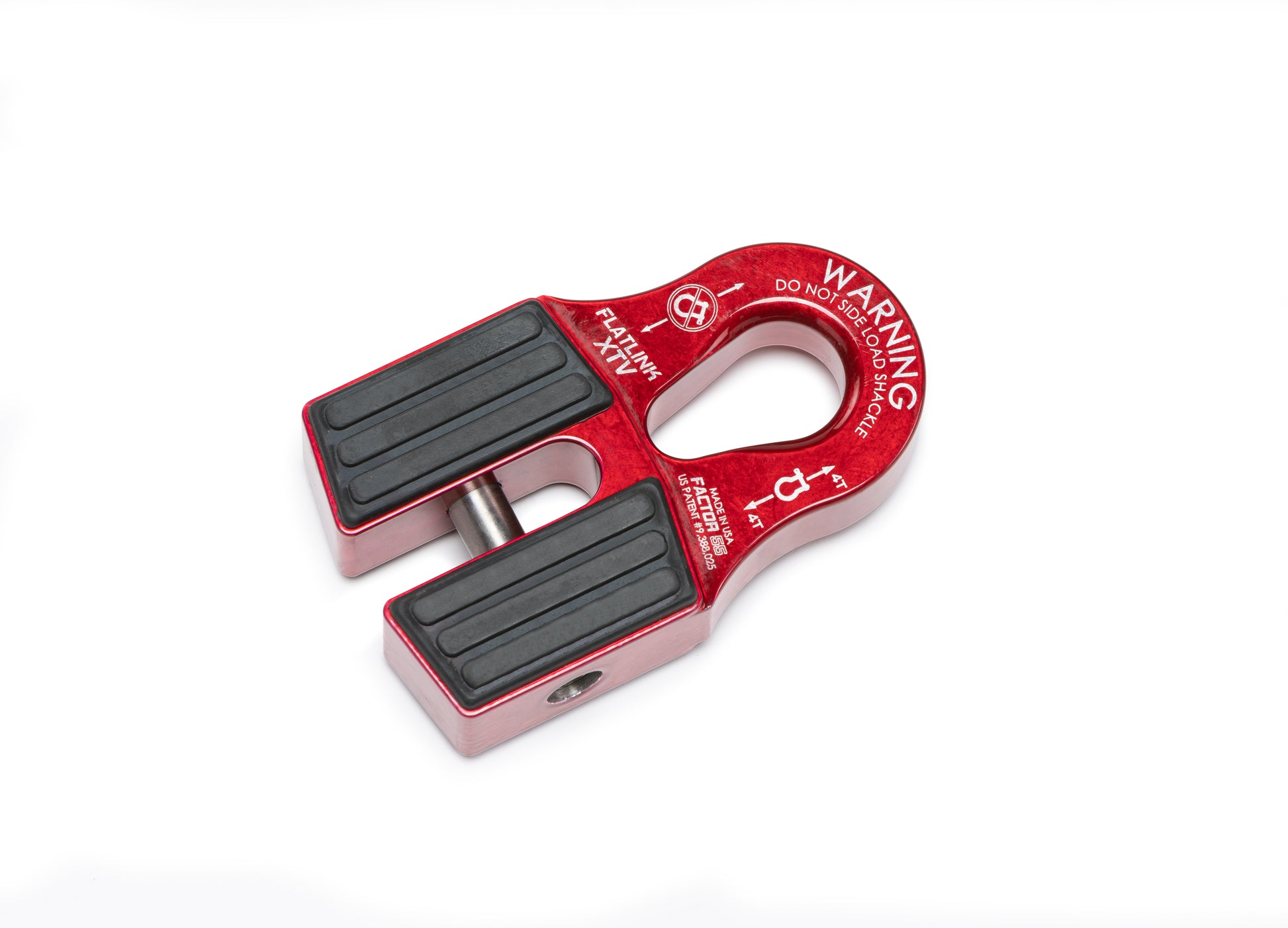 FLATLINK XTV WINCH SHACKLE MOUNT -- RED by Factor 55