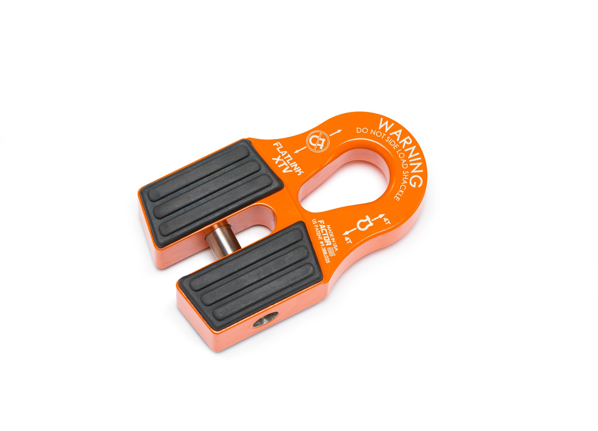 FLATLINK XTV WINCH SHACKLE MOUNT -- ORANGE by Factor 55
