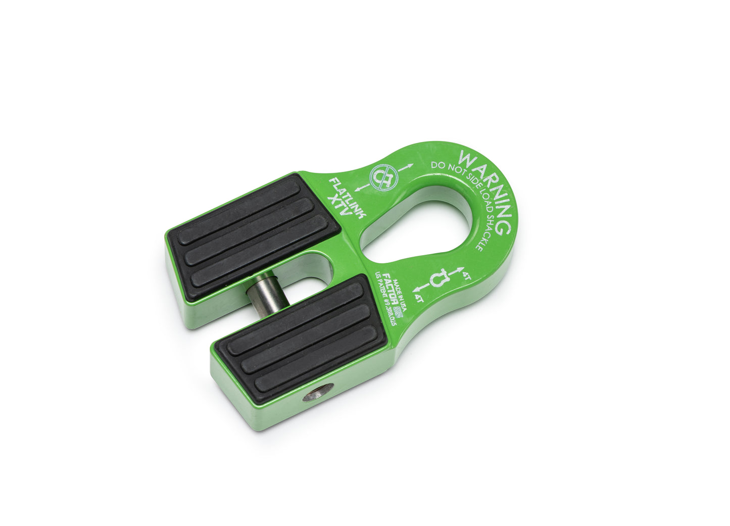 FLATLINK XTV WINCH SHACKLE MOUNT -- GREEN by Factor 55