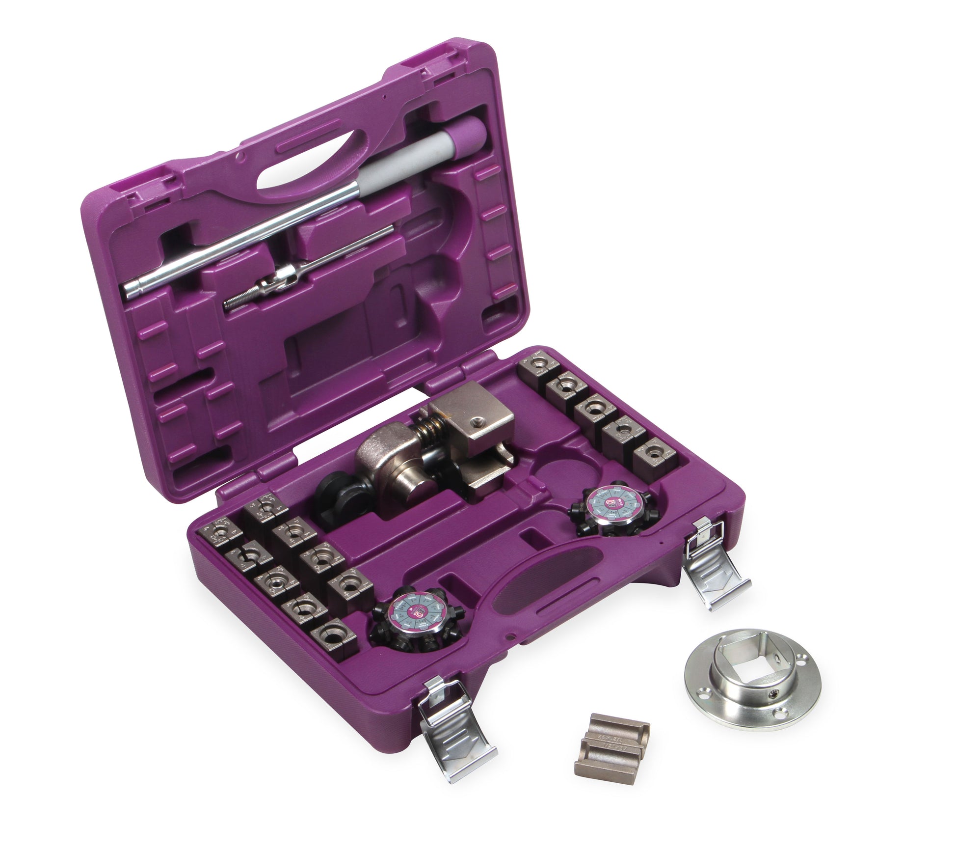 Earl's Professional Flaring Tool - 37°, 45°, and DIN Flares w/ Bench Mount by Earl's Performance
