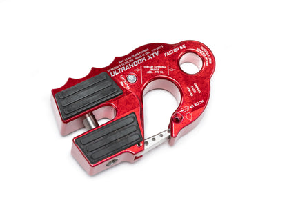 ULTRAHOOK XTV WINCH HOOK WITH SHACKLE MOUNT -- RED by Factor 55